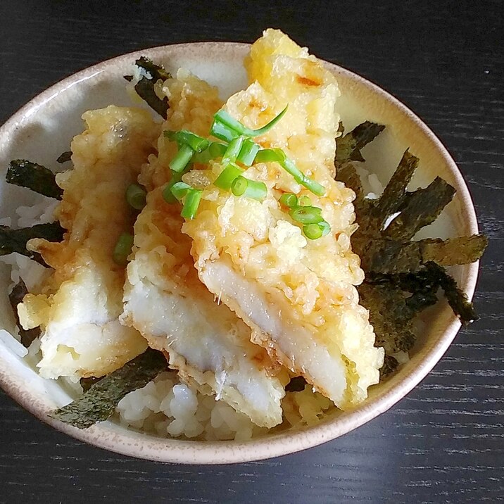 お惣菜活用！あなご天丼